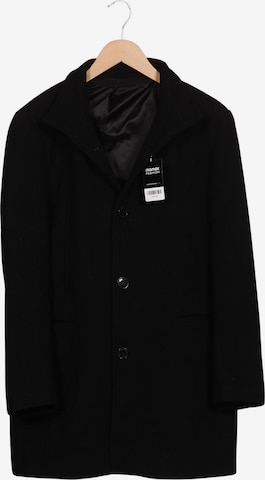 SELECTED Mantel L in Schwarz: Vorderseite