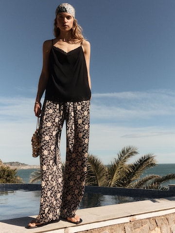 Loosefit Pantalon Bhoem en noir