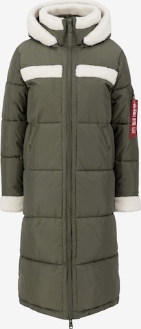 ALPHA INDUSTRIES Winter Jacket in Green: front