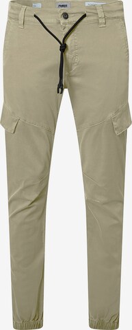 PIONEER Tapered Cargo Pants in Beige: front