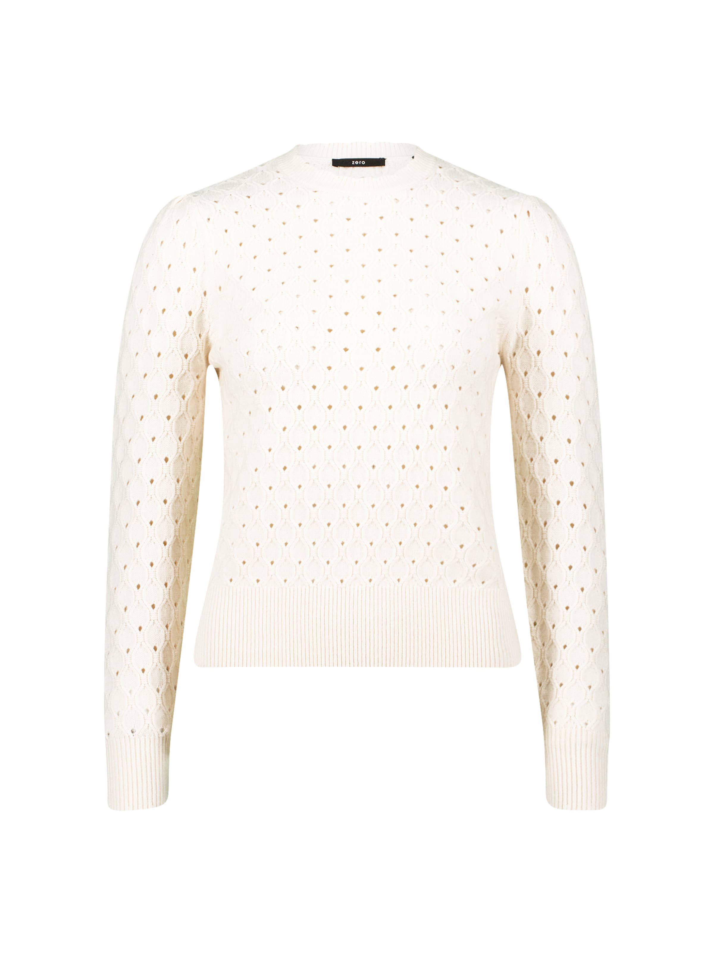 zero Pullover in Weiß: Vorderseite