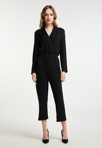 DreiMaster Klassik Jumpsuit in Zwart: voorkant