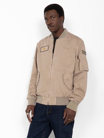 Manteau mi-saison Schott NYC en marron