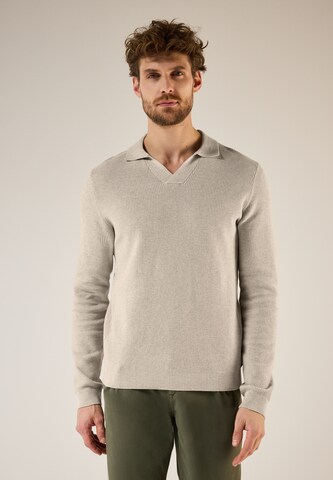Street One MEN Sweater in Beige: front