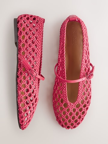Next Ballerina met riempjes 'Forever Comfort' in Roze