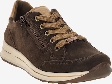 Chaussure à lacets ARA en marron : devant