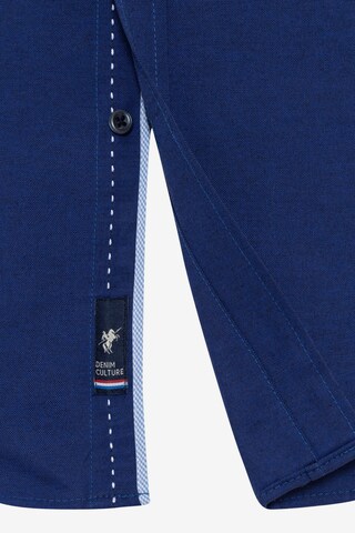 DENIM CULTURE Regular Fit Hemd 'Aubrey' in Blau