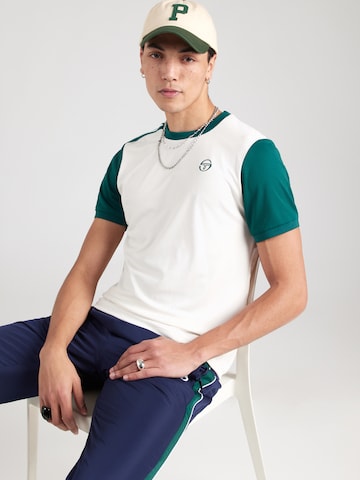 Maglietta 'Cesena' di Sergio Tacchini in bianco: frontale