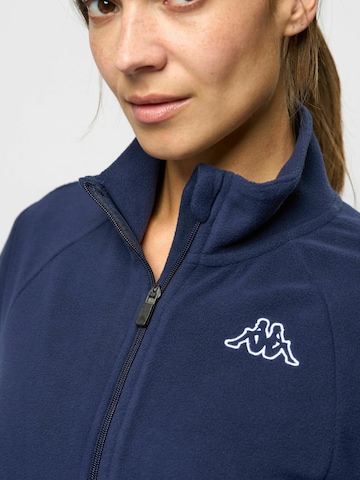 KAPPA Fleece jas in Blauw