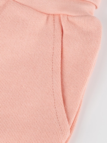 SIGIKID Regular Pants 'Sweathose Pink Birds' in Pink