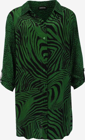 SEEYOU BY BIGGI M. Blouse in Green: front