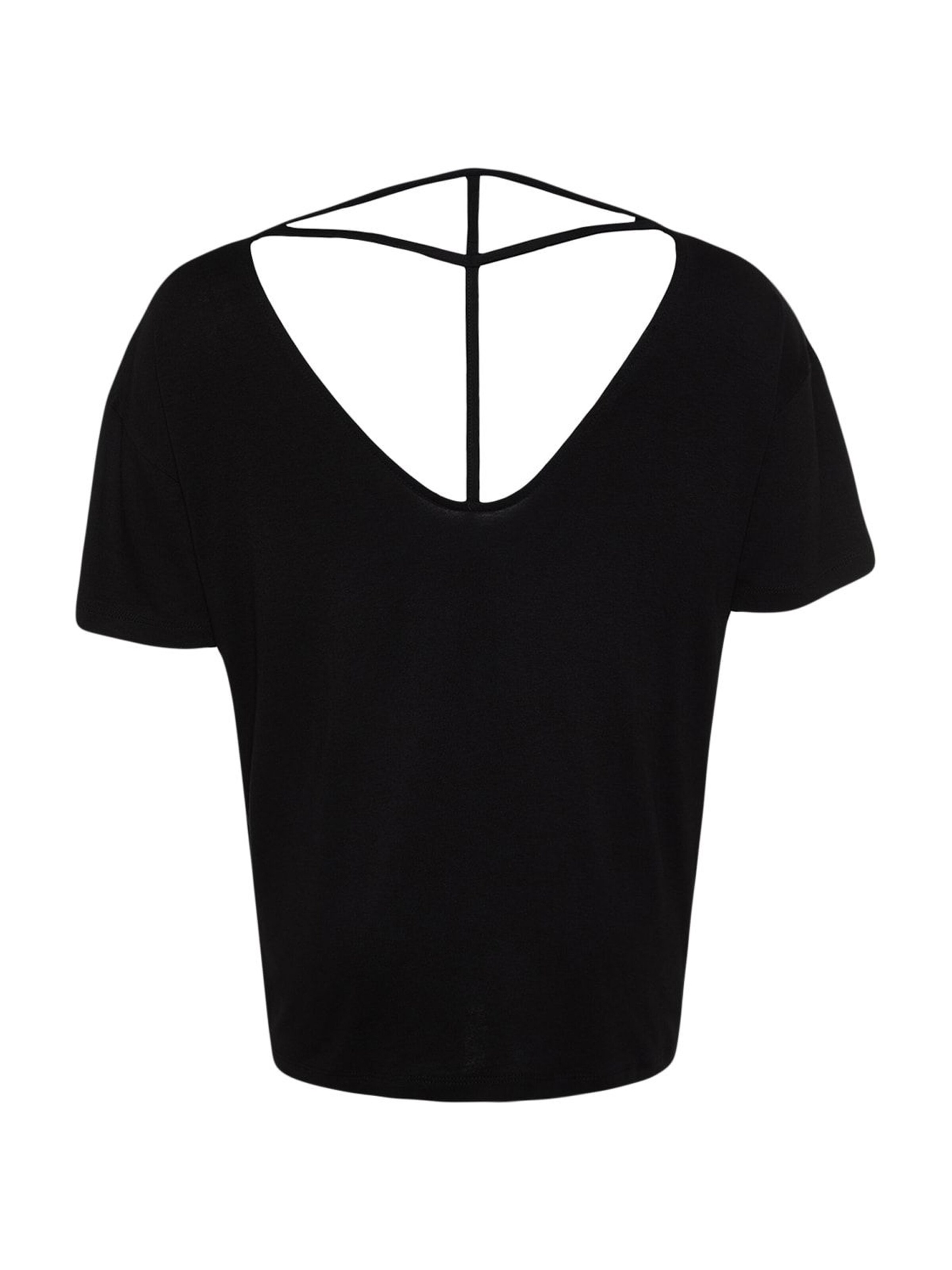 Trendyol Curve Tričko - Čierna