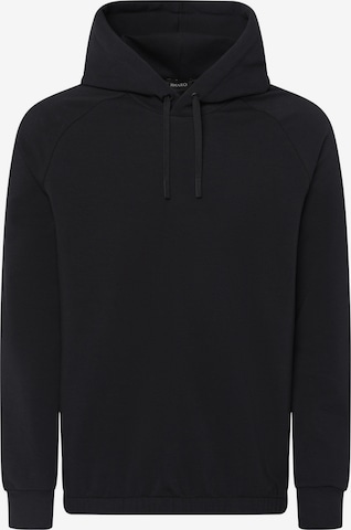 Hanro Sweatshirt ' Natural ' in Schwarz: predná strana