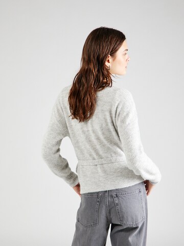 Cardigan 'ELLEN' PIECES en gris