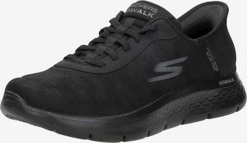 Baskets basses 'Slip-Ins: Go Walk Flex' SKECHERS en noir : devant