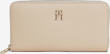 Porte-monnaies 'Essential' TOMMY HILFIGER en beige : devant