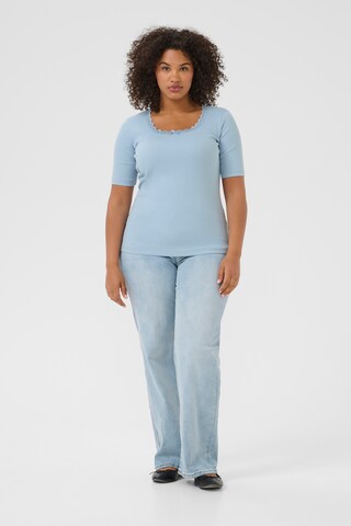 KAFFE CURVE - Camisa 'KCbritt' em azul