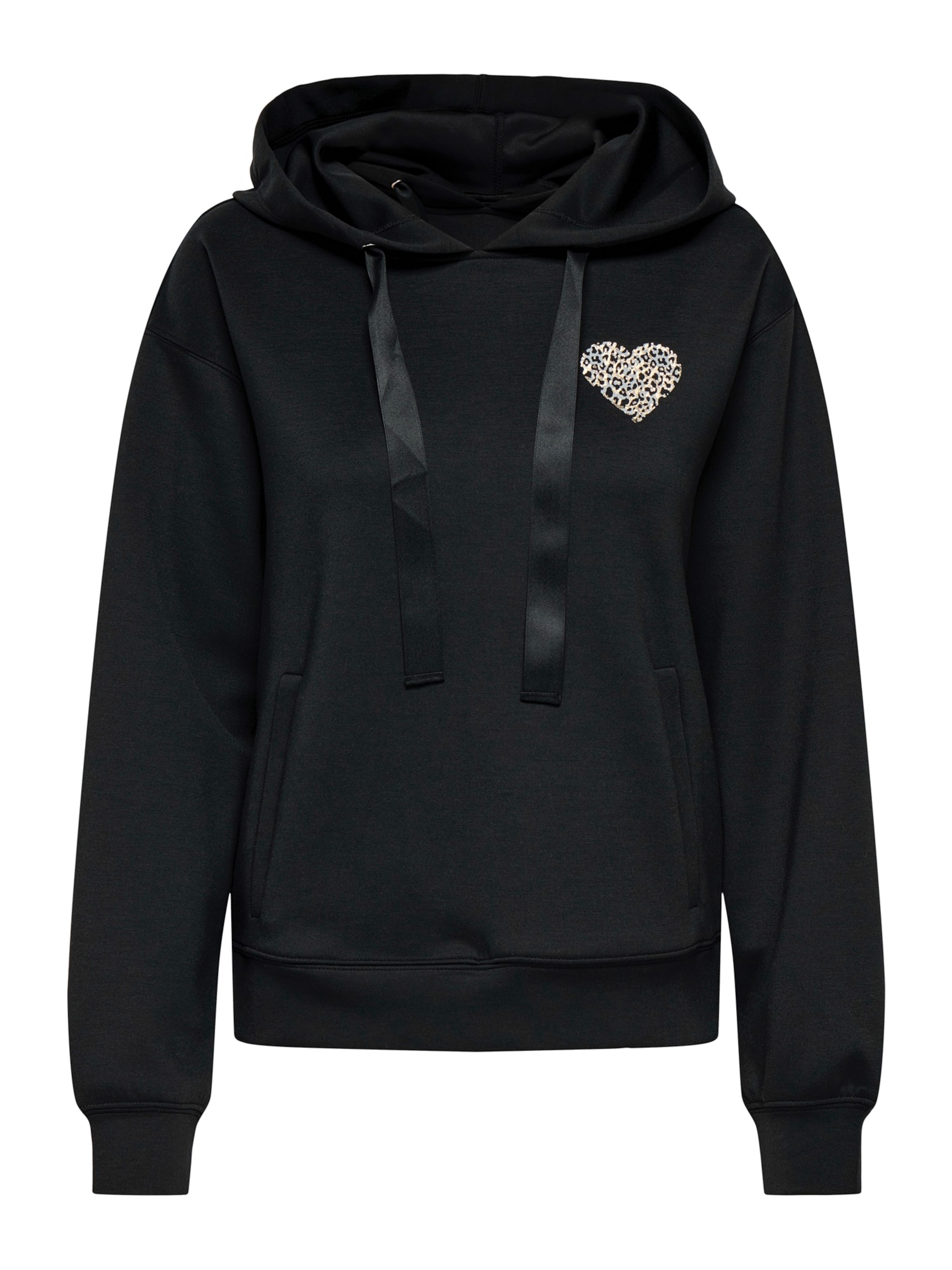ONLY Sweatshirt 'ONLAlina' in Black: front