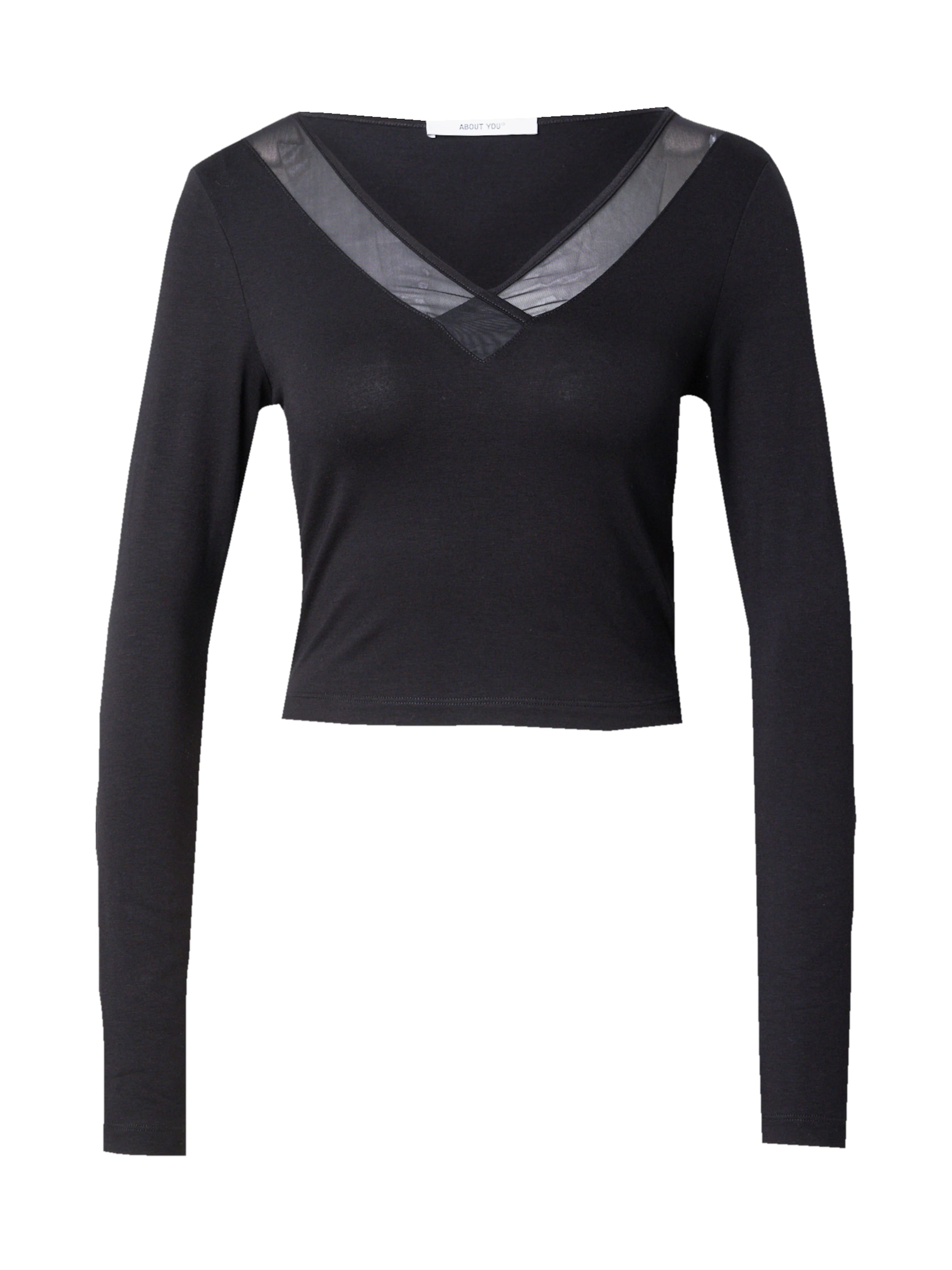 ABOUT YOU T-shirt 'Dorina' en noir, Vue avec produit