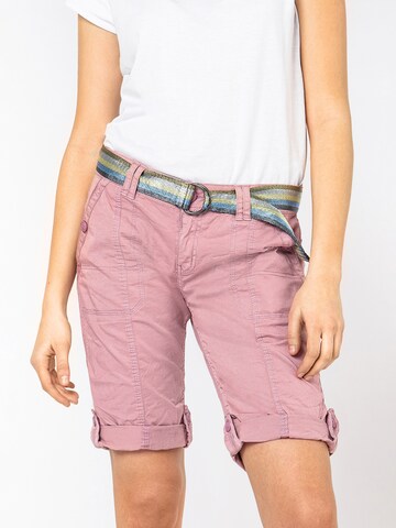 Fresh Made Regular Pants in Pink: front