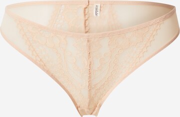 Slip Scandale éco-lingerie en beige : devant