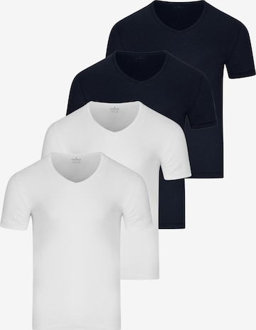 Ragman Undershirt 'Basic' in Blue: front