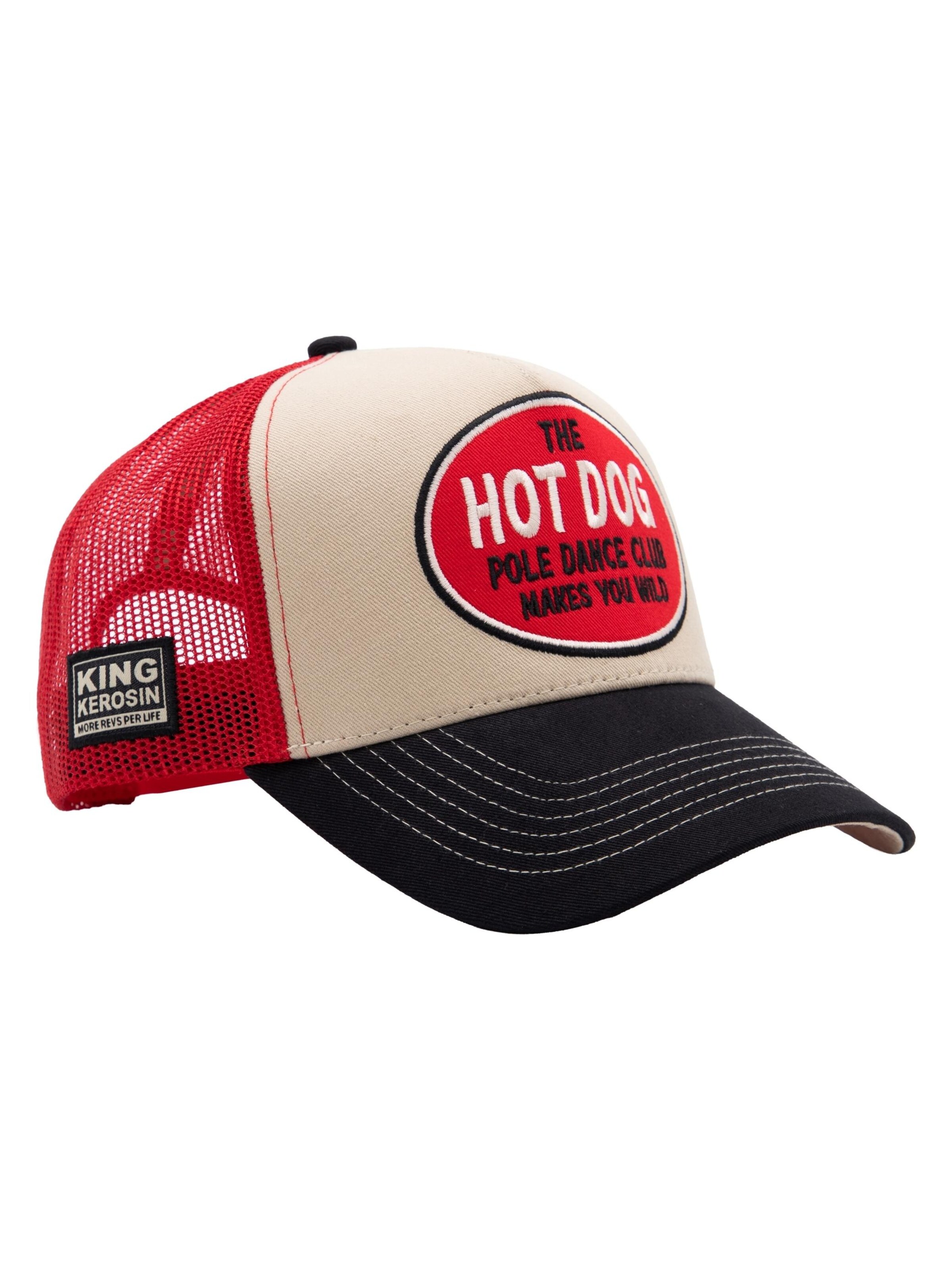 King Kerosin Cap 'Hot Dog' in Beige