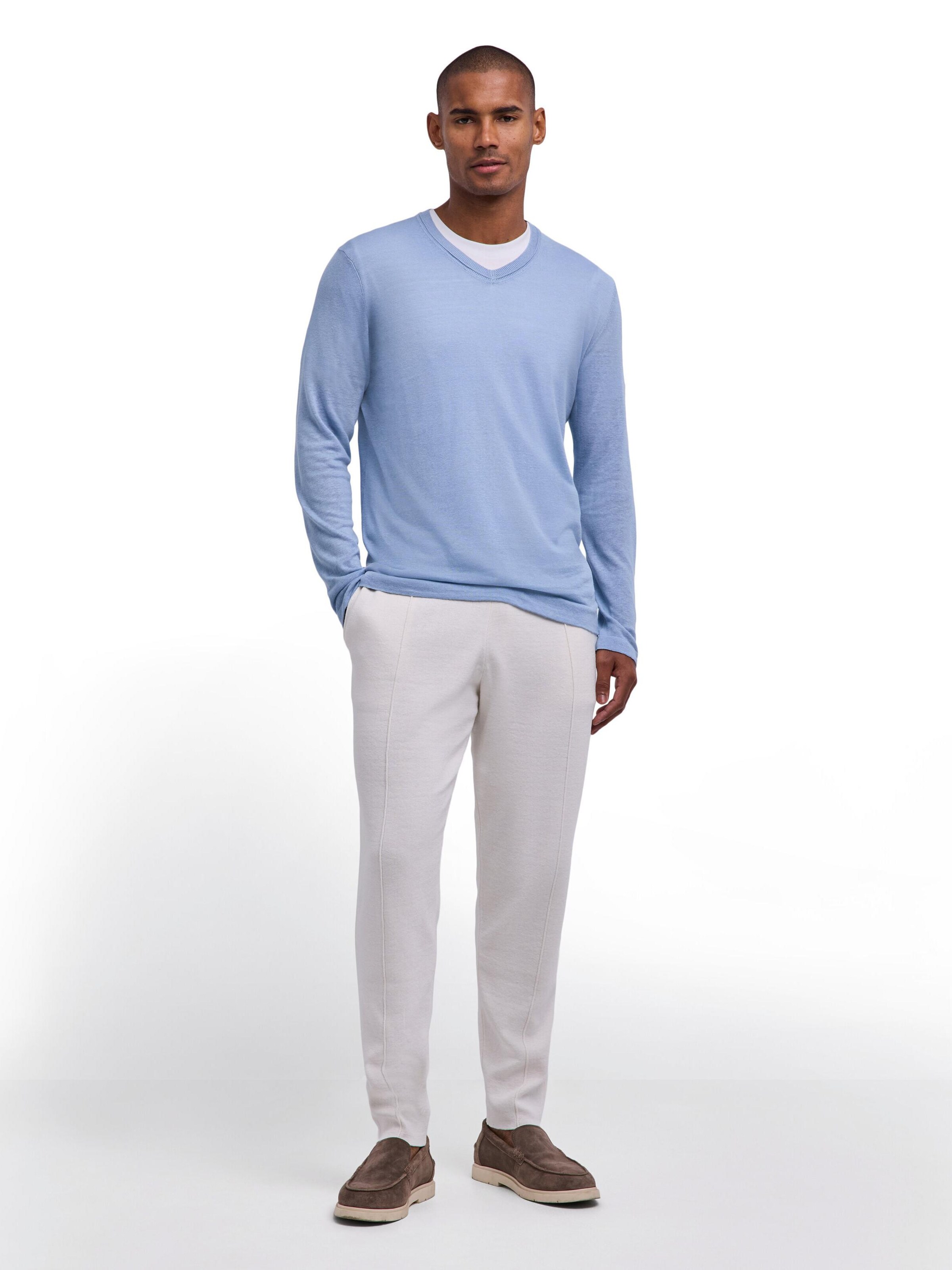 FALKE Sweater 'Silk Linen' in Blue