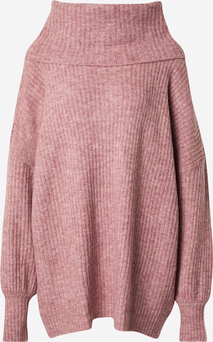 ABOUT YOU Neulepaita 'Francesca' värissä vaaleanpunainen: etupuoli