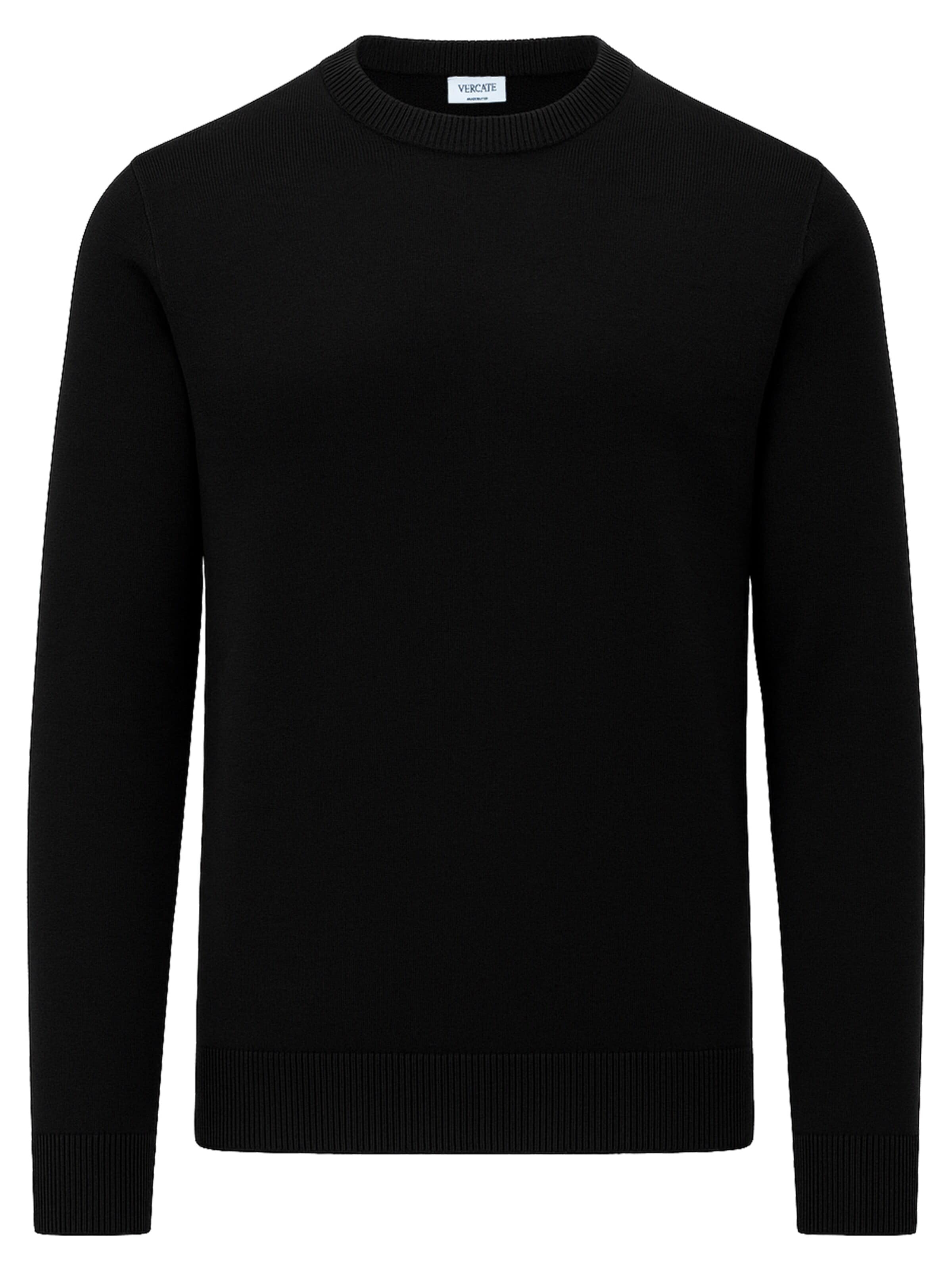 Vercate Sweater 'No. 16' in Black: front