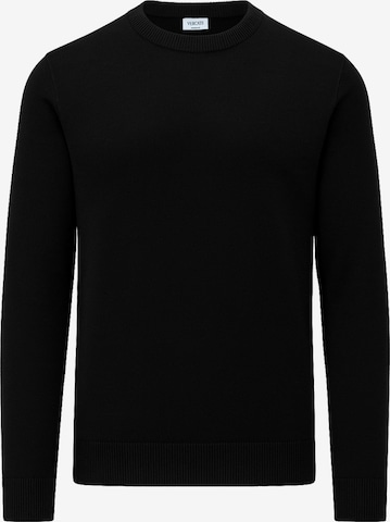 Vercate Sweater 'No. 16' in Black: front