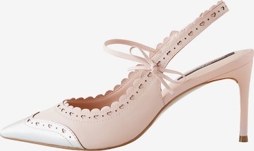 Escarpins à bride arrière 'Tabitha Simmons x Next Josephine' Next en rose : devant