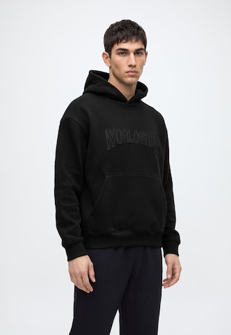 JACK & JONES Μπλούζα φούτερ 'JCOTRACE' σε μαύρο