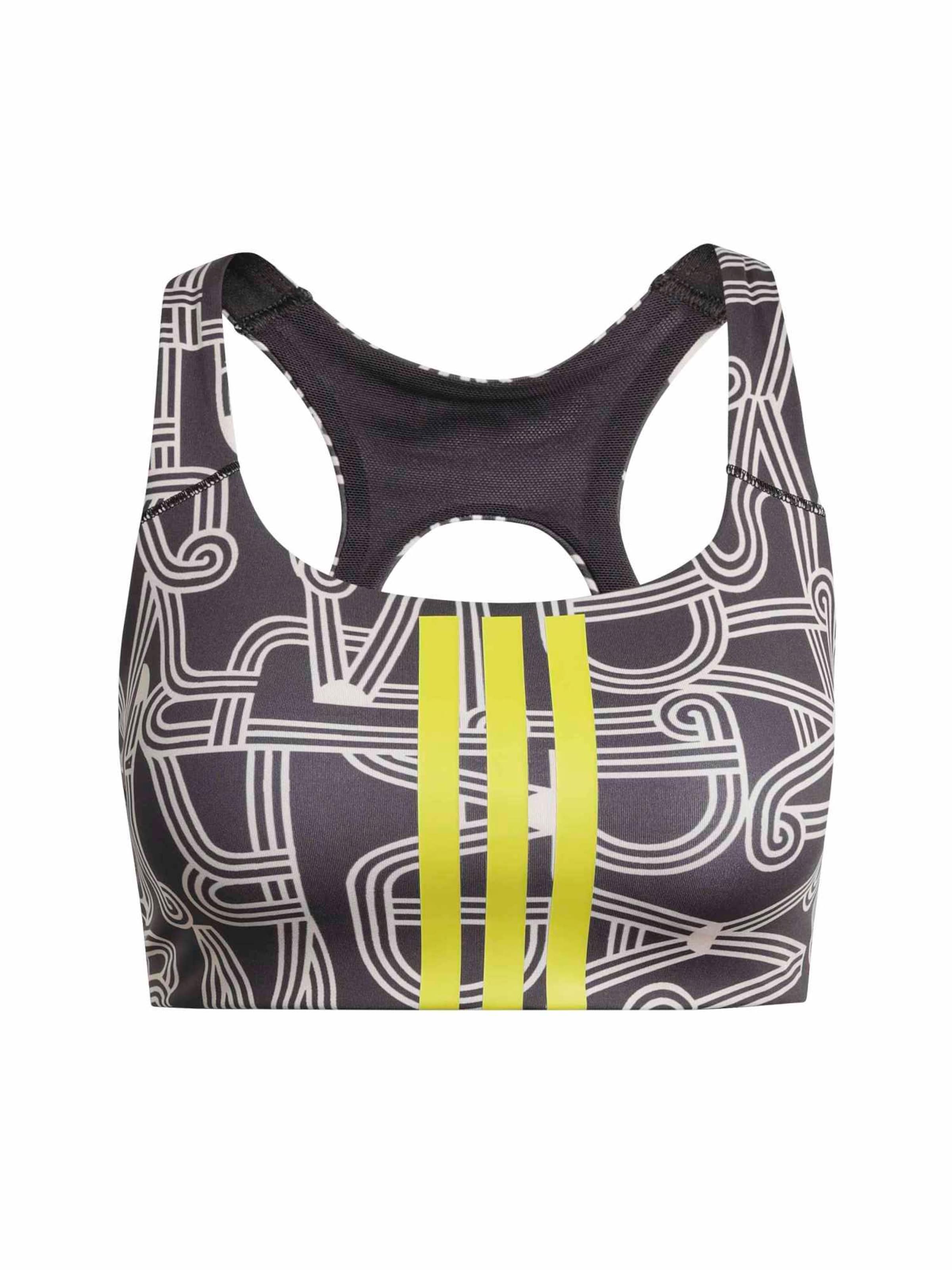 ADIDAS PERFORMANCE Бюстье Спортивный бюстгальтер 'FARM' в Черный: спереди