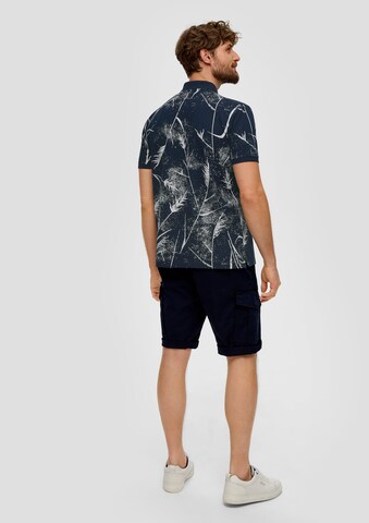 s.Oliver Poloshirt in Blau: Rückseite