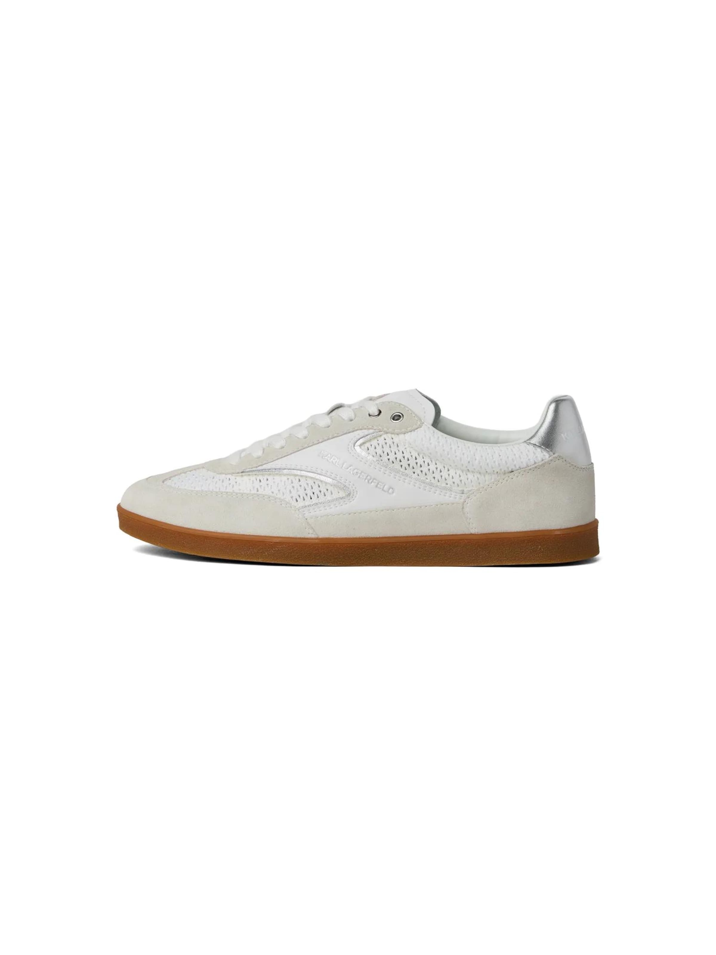 Karl Lagerfeld Sneakers laag 'Kandidate' in Wit: voorkant