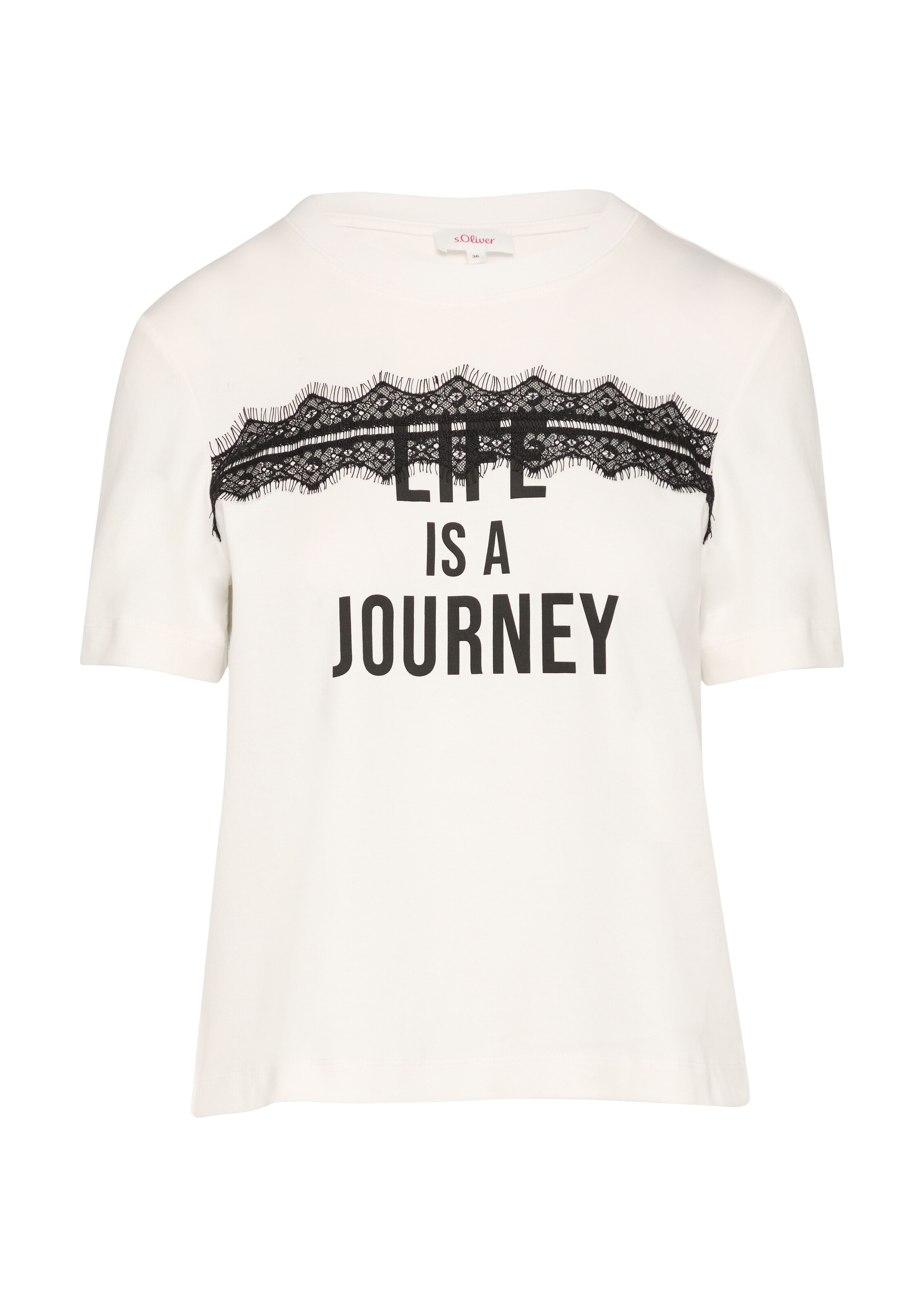 s.Oliver Shirt in Beige: Vorderseite