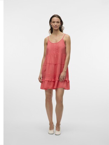 VERO MODA Jurk 'VMPretty' in Oranje