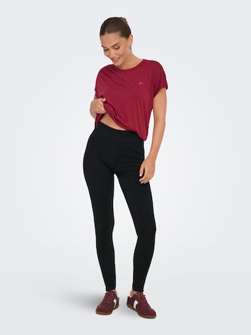 ONLY PLAY Skinny Sporthose in Schwarz
