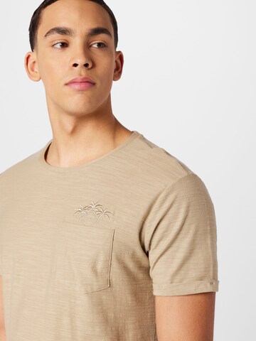 BLEND T-Shirt in Beige