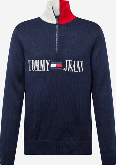 Tommy Jeans Pullover em marinho / vermelho / branco, Vista do produto
