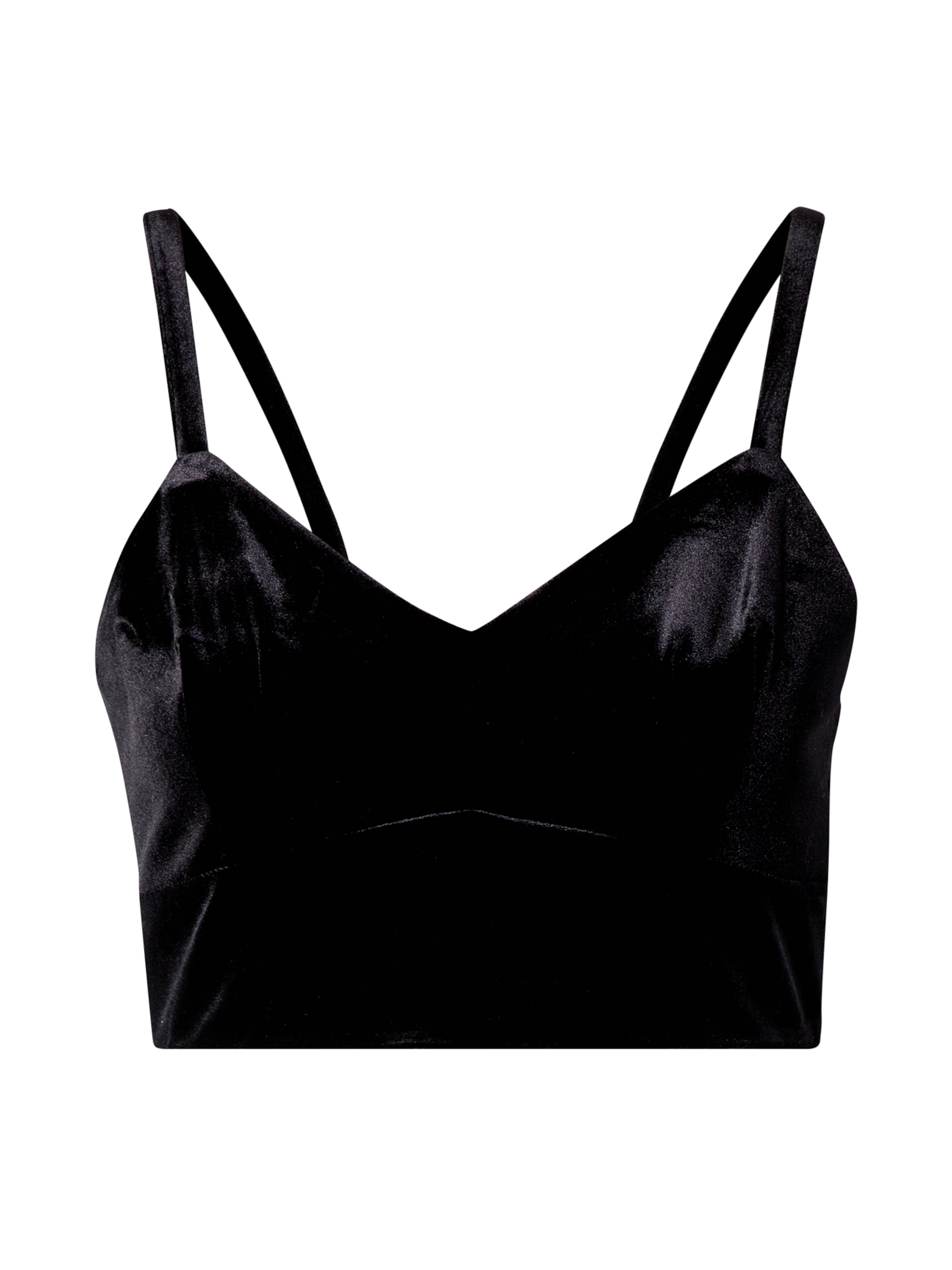 River Island Τοπ σε μαύρο: μπροστά