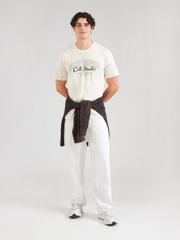 JACK & JONES Póló 'JJMAKOTO' - fehér