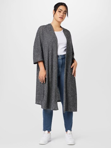 ONLY Carmakoma Knit Cardigan 'MAGNOLIA' in Grey: front