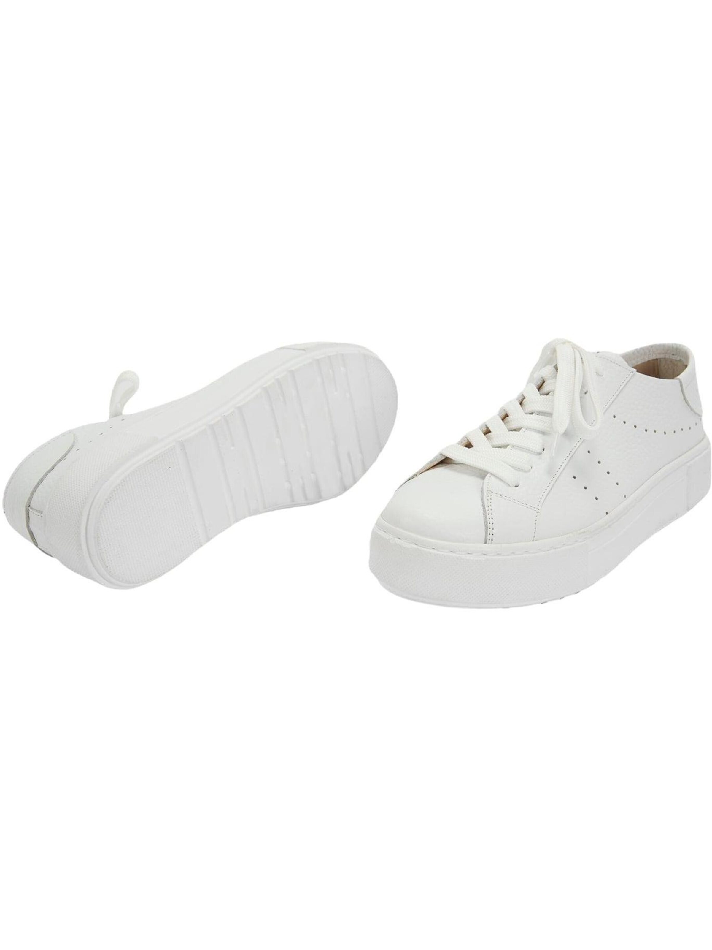 Desa Classic Flats 'Trainer' in White