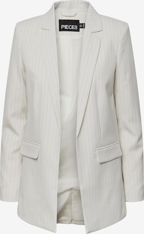 PIECES - Blazer 'PCBOZZY' en blanco: frente