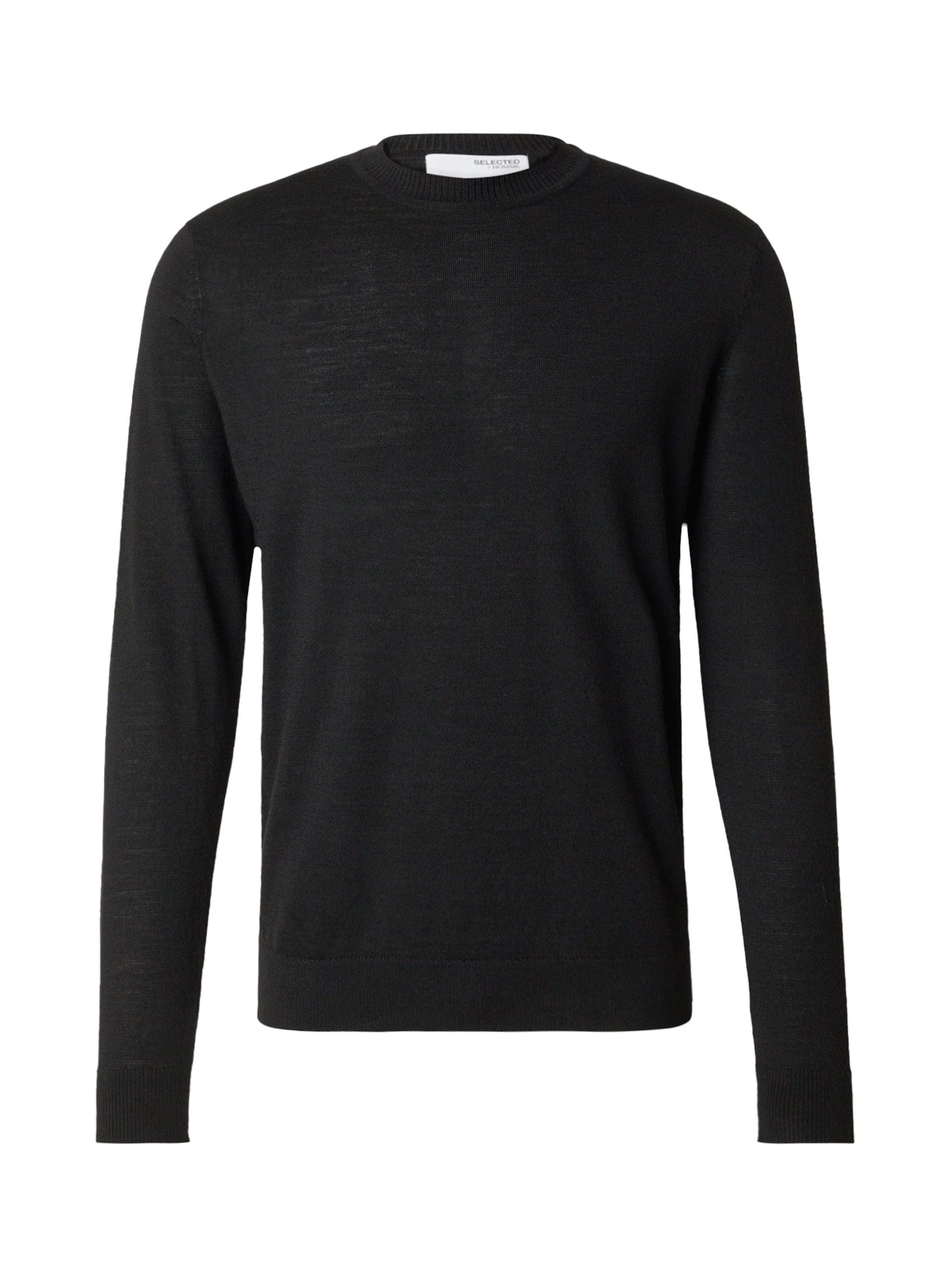 SELECTED Свитер 'SLHTOWN' в Черный: спереди
