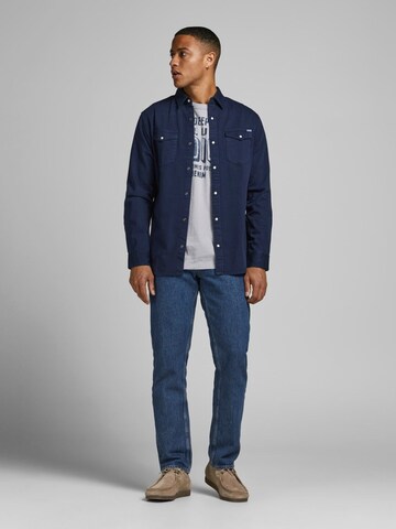 Coupe regular Chemise Jacks & Jones en bleu