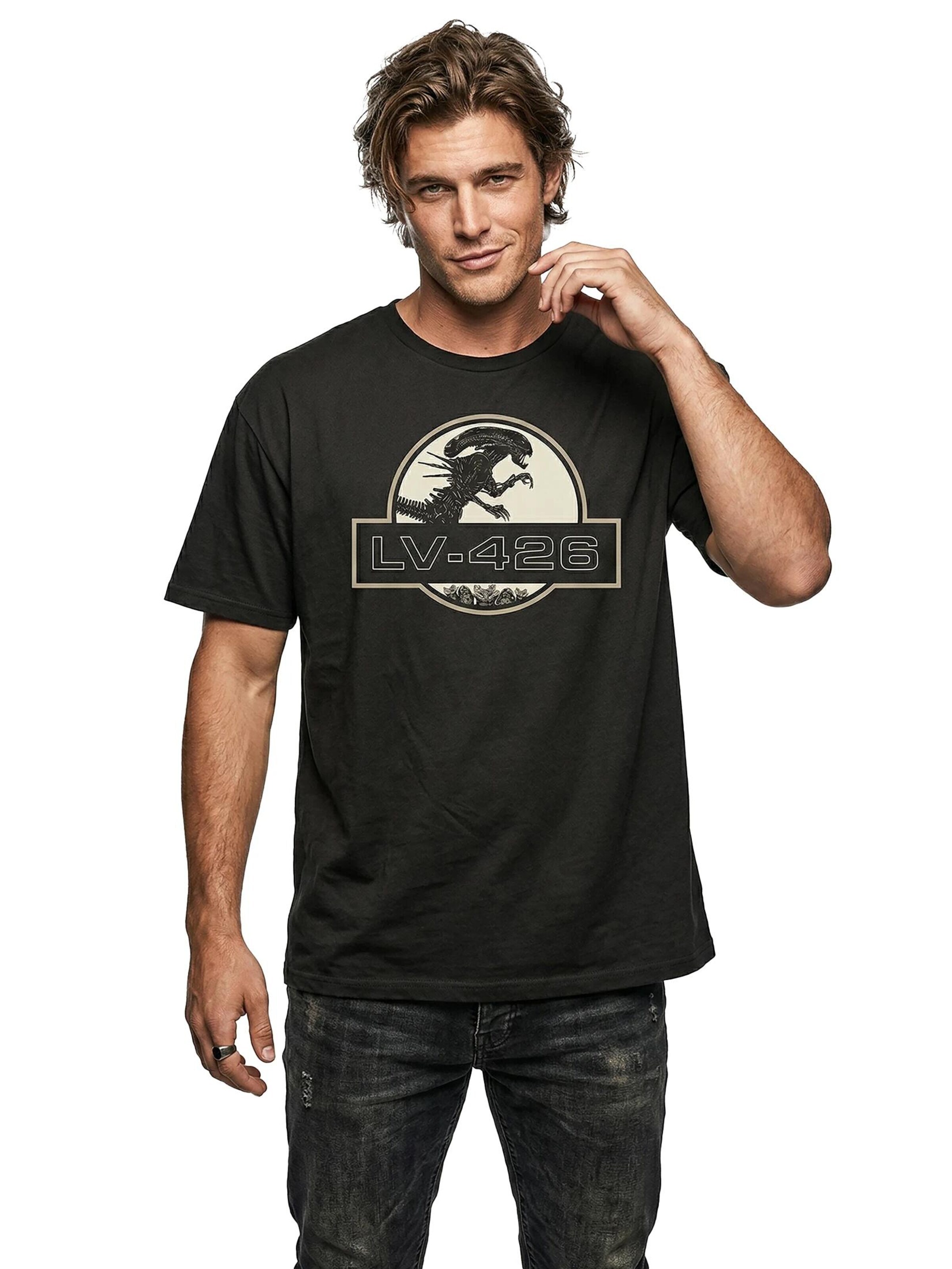 MAKAYA Shirt 'LV-426' in Black