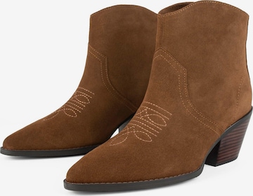 L37 HANDMADE SHOES Ankle Boots in Beige: Vorderseite